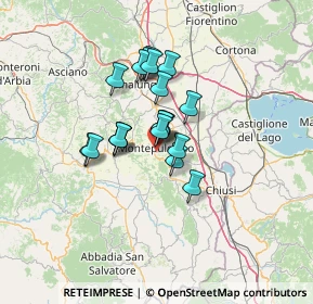 Mappa Via di Valardegna, 53045 Montepulciano SI, Italia (9.4155)