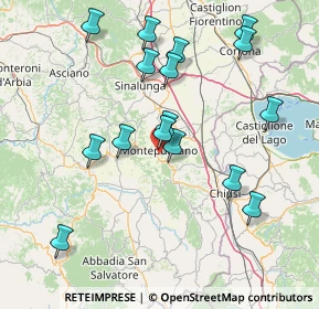Mappa Via di Valardegna, 53045 Montepulciano SI, Italia (16.53438)