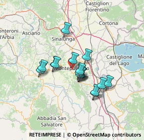 Mappa Via di Valardegna, 53045 Montepulciano SI, Italia (10.02412)