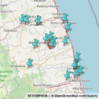 Mappa Contrada S. Michele, 63020 Monte Giberto FM, Italia (17.61211)