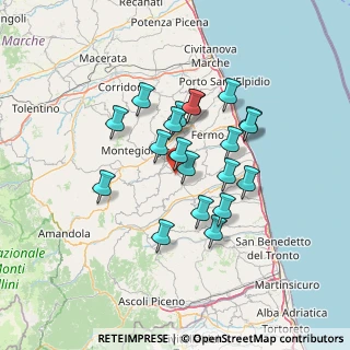 Mappa Contrada S. Michele, 63020 Monte Giberto FM, Italia (11.6125)