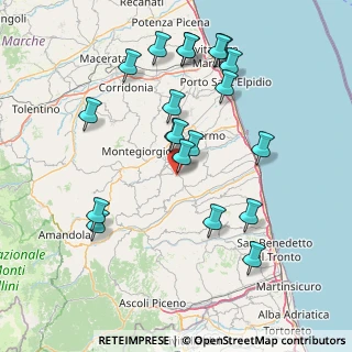 Mappa Contrada S. Michele, 63020 Monte Giberto FM, Italia (16.66)