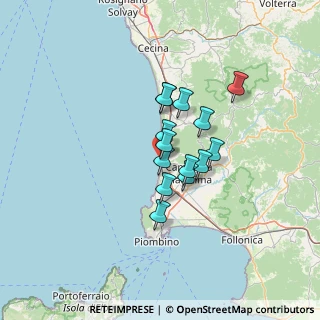 Mappa Via della Repubblica, 57027 San Vincenzo LI, Italia (9.25643)