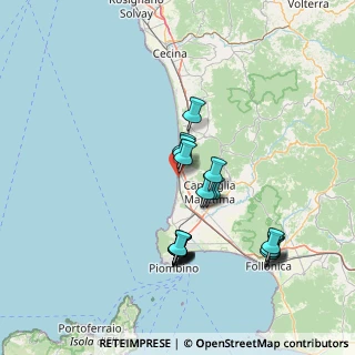 Mappa Via della Repubblica, 57027 San Vincenzo LI, Italia (14.9)
