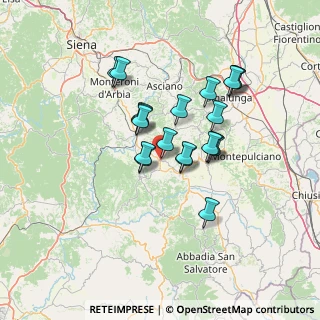 Mappa Via Romana, 53024 Torrenieri SI, Italia (11.6125)