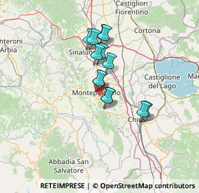 Mappa Via Villa Bianca, 53045 Montepulciano SI, Italia (10.36538)