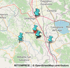 Mappa Via Villa Bianca, 53045 Montepulciano SI, Italia (10.9)