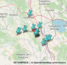 Mappa Via Villa Bianca, 53045 Montepulciano SI, Italia (9.73882)
