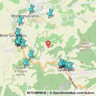 Mappa Via Villa Bianca, 53045 Montepulciano SI, Italia (1.3785)