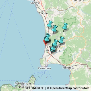 Mappa Villaggio San Luigi, 57027 San Vincenzo LI, Italia (7.21125)