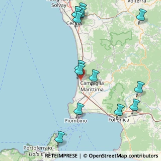 Mappa Via Euclide, 57027 San Vincenzo LI, Italia (21.35786)
