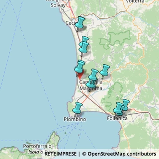 Mappa Via Euclide, 57027 San Vincenzo LI, Italia (13.53)