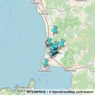 Mappa Via Euclide, 57027 San Vincenzo LI, Italia (7.56909)
