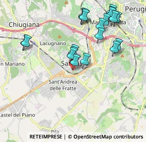 Mappa Via Albinoni Tomaso, 06100 Perugia PG, Italia (2.2175)