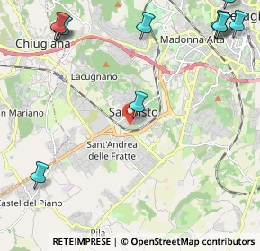 Mappa Via Albinoni Tomaso, 06100 Perugia PG, Italia (3.35727)