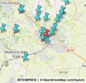 Mappa Via A. Gastaldi, 10023 Chieri TO, Italia (2.0915)