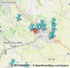 Mappa Via A. Gastaldi, 10023 Chieri TO, Italia (2.14)