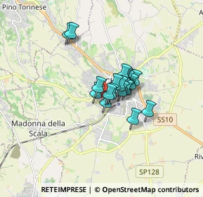 Mappa Via A. Gastaldi, 10023 Chieri TO, Italia (0.9595)