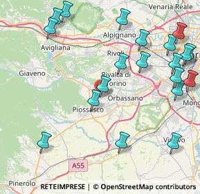 Mappa Via A. Meucci, 10090 Bruino TO, Italia (10.5985)