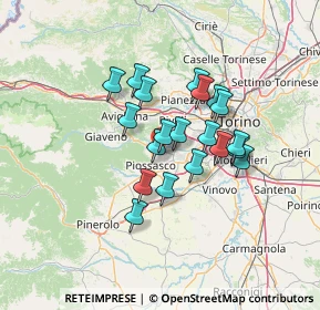 Mappa Via A. Meucci, 10090 Bruino TO, Italia (10.2825)