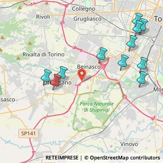 Mappa Str. Ravetto, 10043 Orbassano TO, Italia (5.27091)
