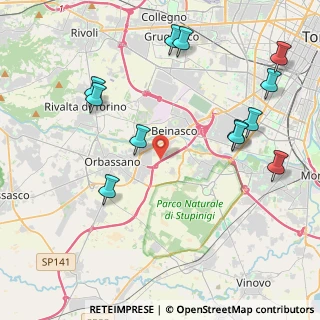 Mappa Str. Ravetto, 10043 Orbassano TO, Italia (4.9075)