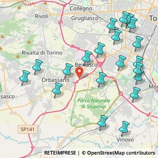Mappa Str. Ravetto, 10043 Orbassano TO, Italia (5.337)