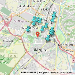 Mappa Strada Castello di Mirafiori, 10135 Torino TO, Italia (1.50643)