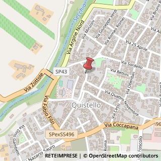 Mappa Via Cesare Battisti, n. 25 460 26, 46026 Quistello, Mantova (Lombardia)