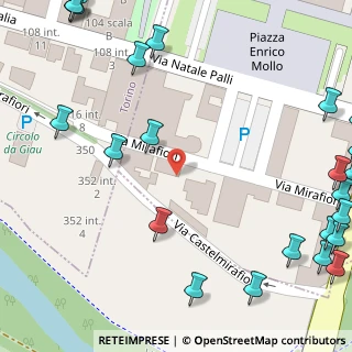 Mappa Via Mirafiori, 10024 Moncalieri TO, Italia (0.12)