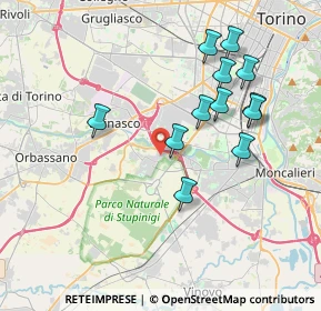 Mappa Beinasco, 10092 Borgaretto TO, Italia (3.70083)