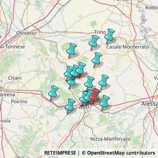 Mappa Via Vittorio Emanuele, 14030 Frinco AT, Italia (10.84)