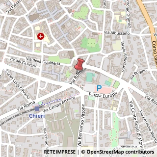 Mappa Via Roma, 6/A, 10023 Chieri, Torino (Piemonte)