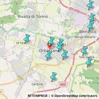 Mappa Piazza Umberto I, 10043 Orbassano TO, Italia (2.40167)