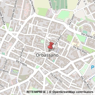 Mappa Piazza Umberto I, 13, 10043 Orbassano, Torino (Piemonte)