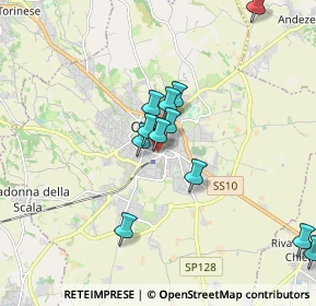 Mappa Via Battisti Cesare, 10023 Chieri TO, Italia (1.715)