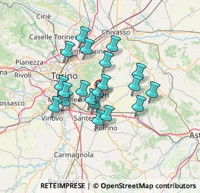 Mappa Via Battisti Cesare, 10023 Chieri TO, Italia (10.537)