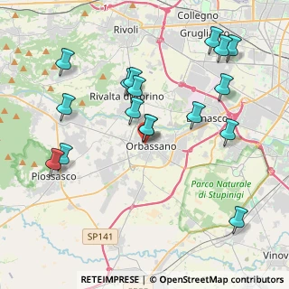 Mappa Deposito Dei Pullman, 10043 Orbassano TO, Italia (4.33353)