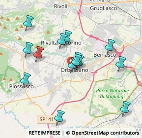 Mappa Deposito Dei Pullman, 10043 Orbassano TO, Italia (3.69857)