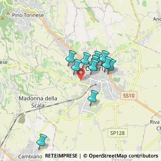Mappa Via dei Merlenghi, 10023 Chieri TO, Italia (1.32091)