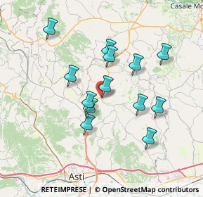 Mappa 14031 Calliano AT, Italia (6.41154)