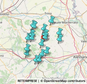 Mappa 14031 Calliano AT, Italia (10.2015)