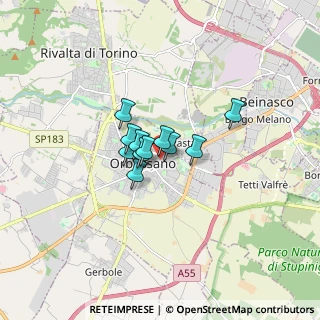 Mappa Via Alcide De Gasperi, 10043 Orbassano TO, Italia (0.86)