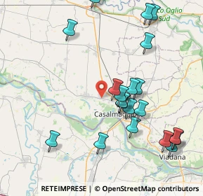 Mappa Strada Provinciale, 26040 Martignana di Po CR, Italia (8.718)