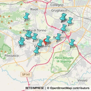 Mappa Piazza dalla Chiesa Carlo Alberto, 10043 Orbassano TO, Italia (3.81)