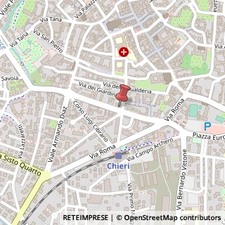 Mappa Via Cesare Battisti, 26, 10023 Chieri, Torino (Piemonte)