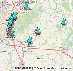 Mappa Via Cesare Battisti, 10023 Chieri TO, Italia (10.7715)