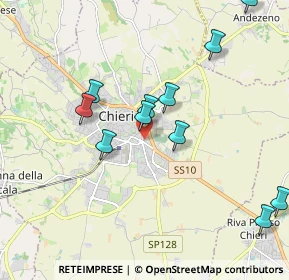 Mappa Via Bogino, 10023 Chieri TO, Italia (2.03545)