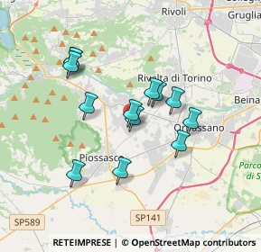 Mappa Viale Volvera, 10090 Bruino TO, Italia (3.00385)