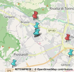 Mappa Viale Volvera, 10090 Bruino TO, Italia (2.29727)